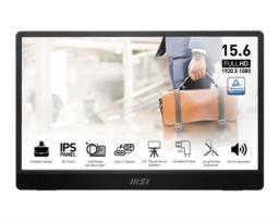MSI PRO MP161DE E2 monitor komputerowy 39,6 cm (15.6") 1920 x 1080 px Full HD LED Czarny