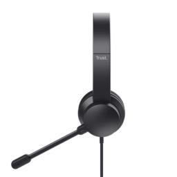 Zestaw słuchawkowy Trust HS-260 ENC Black