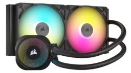 Corsair iCUE LINK TITAN RX RGB Procesor Chłodnica cieczy all-in-one 14 cm Czarny 1 szt.