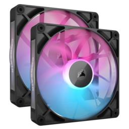 Corsair iCUE LINK RX140 RGB Obudowa komputera Wentylator 14 cm Czarny 2 szt.