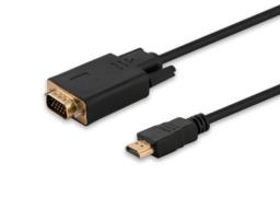 Adapter SAVIO CL-103 (HDMI M - D-Sub (VGA) M; 1,8m; kolor czarny)
