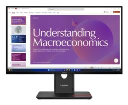 Lenovo ThinkVision T24D-40 monitor komputerowy 60,5 cm (23.8") 1920 x 1080 px Full HD LCD Czarny