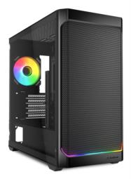 Obudowa Sharkoon Case MK4W RGB Micro-ATX 1xGlass