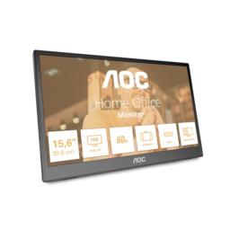 AOC 16T3EA przenośny telewizor / monitor Czarny 39,6 cm (15.6") 1920 x 1080 px