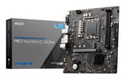 MSI PRO H610M-G DDR4 płyta główna Intel H610 LGA 1700 micro ATX
