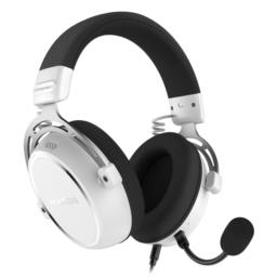 HATOR HYPERGANG 3 Hi-Res Zestaw słuchawkowy Przewodowa Opaska na głowę Gaming USB Type-C / USB Type-A Biały