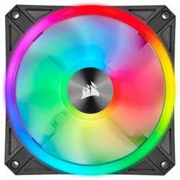 Wentylator Corsair iCUE QL140 RGB PWM - 140mm, czarny