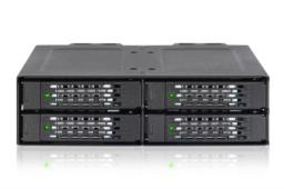 Płyta montażowa IcyDock 4x6.3cm SATAI-III w 1x5.25" HDD/SSD bk