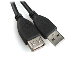 Kabel GEMBIRD CCP-USB2-AMAF-6 (USB 2.0 typu A F - USB 2.0 typu B M; 1,8m; kolor czarny)