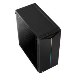 Obudowa Aerocool PGS SPLIT A AEROPGSSPLIT-A-BKRGB (ATX, Micro ATX, Mini ITX; kolor czarny)