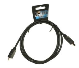 Kabel IBOX FULLHD HD01 1,5M 1.4V 13C+1 ITVFHD0115 (HDMI M - HDMI M; 1,5m; kolor czarny)