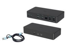 i-tec CADUAL4KDOCKPD2 stacja dokująca Przewodowa USB 3.2 Gen 1 (3.1 Gen 1) Type-C Czarny