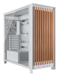 Corsair FRAME 5000D WOOD RS Midi Tower Orzech włoski, Biały