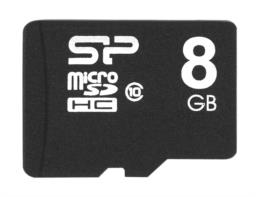 Silicon Power microSDHC 8GB CL10 + adapter