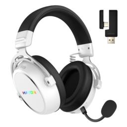 Słuchawki dla graczy Hator HYPERGANG 3 Wireless bezprzewodowe białe