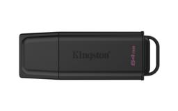 KINGSTON 64GB Portable USB 3.2 Gen 1 DataTraveler Exodia Black