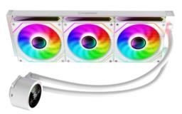 GameMax ICEBURG 360 DIGITAL WH system chłodzenia komputerów Procesor Chłodnica cieczy all-in-one 12 cm Biały 1 szt.