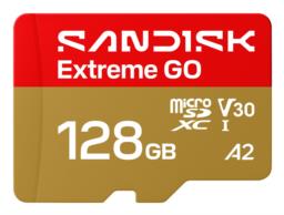 Sandisk Extreme Go microSD UHS-I 128GB MicroSD 240MB/s(R) / 120MB/s(W)