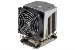Supermicro SNK-P0080AP4 system chłodzenia komputerów Procesor Chłodnica powietrza 9,2 cm Czarny, Stal nierdzewna