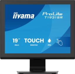 iiyama ProLite T1931SR-B2S monitor komputerowy 48,3 cm (19") 1280 x 1024 px SXGA LCD Ekran dotykowy Stół Czarny
