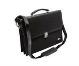 Wedo Ladies Flap-Over Briefcase Torba damska Czarny