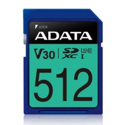 ADATA Premier Pro SDXC 512 GB Class 10 UHS-I/U3 V30