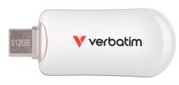 Pamięć flash USB-C STICK 512 GB Verbatim Plectra Biała