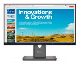 Lenovo ThinkVision P24QD-40 23.8“QHD 120Hz 300nits AG USB HDMI DP Eclipse Black