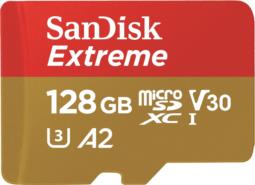SANDISK EXTREME microSDXC 128 GB 190/90 MB/s A2