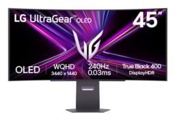 LG 45GX900A-B monitor komputerowy 113 cm (44.5") 3440 x 1440 px Wide Quad HD OLED Czarny
