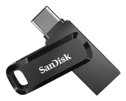 Pendrive SanDisk Ultra Dual GO SDDDC3-128G-G46 (128GB; USB 3.0, USB-C; kolor czarny)