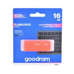 Pendrive GoodRam UME3 UME3-0160O0R11 (16GB; USB 3.0; kolor pomarańczowy)
