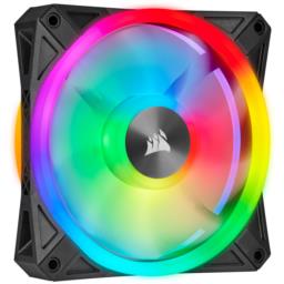 Korsarz | Zestaw podwójnych wentylatorów PWM 140 mm serii QL z węzłem oświetleniowym CORE | Podświetlenie QL140 RGB | Wentylator obudowy