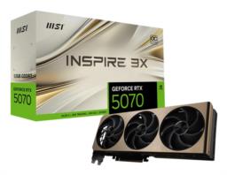 Karta graf. MSI RTX 5070 12G INSPIRE 3X OC