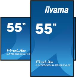 Wyświetlacz iiyama 55” profesjonalny Digital Signage 4K UHD z zaaw. opcjami ster. i łącz.