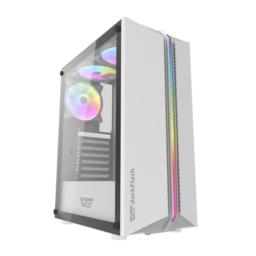 darkFlash DK151 zabezpieczenia & uchwyty komputerów Midi Tower Biały