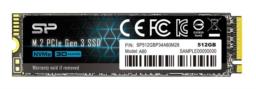 Dysk SSD Silicon Power A60 512GB M.2 PCIe NVMe Gen3x4 TLC 2200/1600 MB/s (SP512GBP34A60M28)