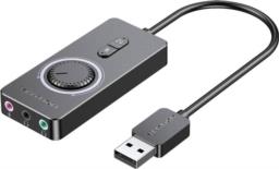 Zewnętrzna karta dźwiękowa z regulacją głośności Vention 1m USB 2.0
