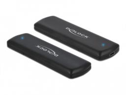DeLOCK Obudowa zewnętrzna USB Type-C na M.2 NVMe PCIe lub SATA SSD - Beznarzędziowa