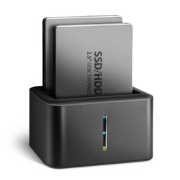 Axagon ADSA-D25 stacja dokująca do dysków twardych USB 3.2 Gen 1 (3.1 Gen 1) Type micro-B Czarny