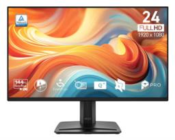 MSI Pro MP245 E14VL monitor komputerowy 60,5 cm (23.8") 1920 x 1080 px Full HD LCD Czarny