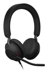 Jabra Evolve2 40 SE Zestaw słuchawkowy Przewodowa Opaska na głowę Połączenia/muzyka USB Type-C / USB Type-A Czarny