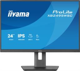 iiyama ProLite XB2495WSC-B1 monitor komputerowy 61,2 cm (24.1") 1920 x 1200 px WUXGA LED Czarny