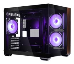 Cooler Master Elite 481 Wood Mini Tower Czarny