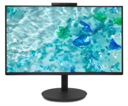 Acer Vero CB242YD6bmiprcx, 23.8'' FHD (1920x1080) IPS, ZeroFrame, 120Hz, 1ms(VRB), 250nits, VGA, HDMI, DP, Speakers, Audio In/Out, Adj.WebCam 5M/Mic array, AdaptiveSync, Energy Efficiency Class B, TCO Black, 3Y