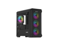 Obudowa NATEC Genesis Irid 503 ARGB NPC-1559 (Micro ATX. Mini ITX; kolor czarny)