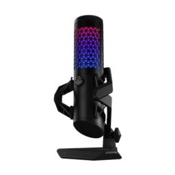 ASUS ROG Carnyx USB Gaming Microphone (25mm condenser capsule, 192kHz/24-bit, cardioid, high-pass filter, built-in pop filter, metal shock mount, one-touch mute, USB, Aura Sync RGB)- Black