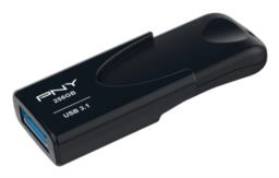 PNY Attache 4 pamięć USB 256 GB USB Typu-A 3.2 Gen 1 (3.1 Gen 1) Czarny