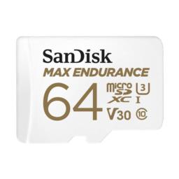 KARTA SANDISK MAX ENDURANCE microSDXC 64GB z adapterem