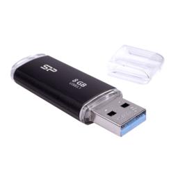 Pendrive Silicon Power Blaze SP008GBUF3B02V1K (8GB; USB 3.1; kolor czarny)